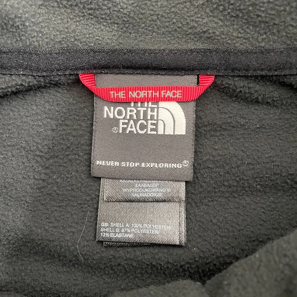 The North Face Flashdry 1/4 Zip Fleece Men XXL Black Gorpcore Outdoor Pullover